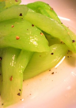 キラキラ♡翡翠色のはす芋マリネ♡オトナ味-レシピのメイン写真