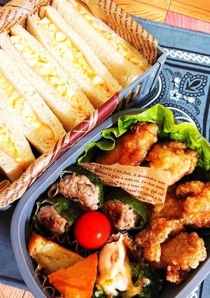 小学校遠足弁当(2020年11月)-レシピのメイン写真