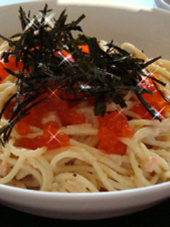 サーモンといくらの親子クリームパスタ-レシピのメイン写真