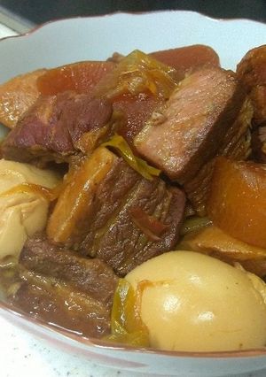 お肉ホロホロ♪豚バラ角煮-レシピのメイン写真