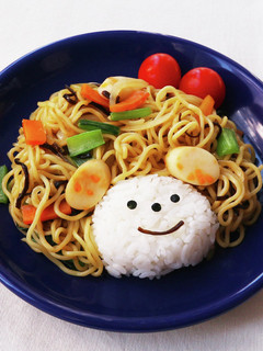 1日に必要な野菜約1/2!キャラ焼きそば-レシピのメイン写真