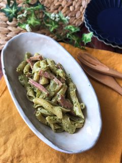 ベーコンのバジルマヨパスタ-レシピのメイン写真