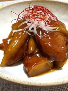 ごぼうと薩摩揚げ の甘辛とろみ炒め煮-レシピのメイン写真