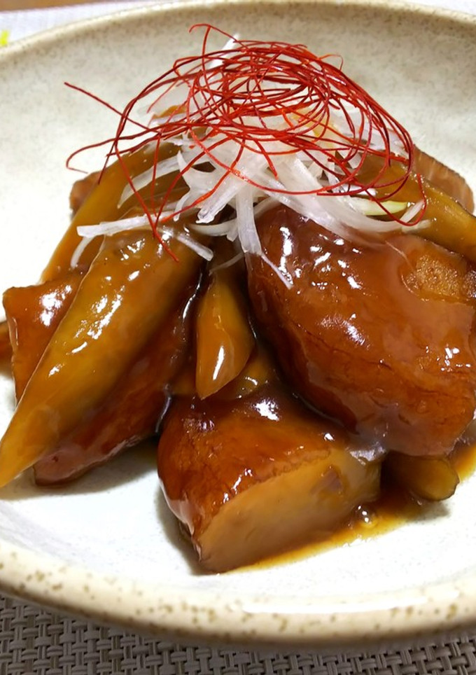 ごぼうと薩摩揚げ の甘辛とろみ炒め煮-レシピのメイン写真