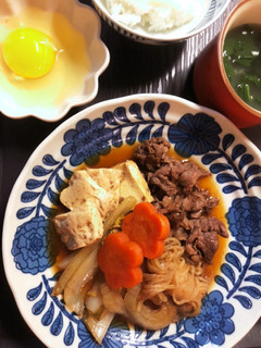 エバラすき焼きのタレで大人の肉豆腐-レシピのメイン写真