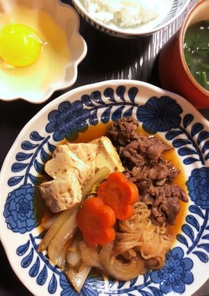 エバラすき焼きのタレで大人の肉豆腐-レシピのメイン写真