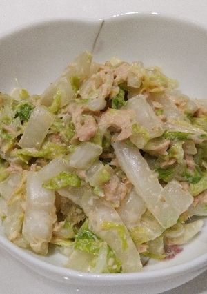 おかずになる白菜とツナのサラダ-レシピのメイン写真