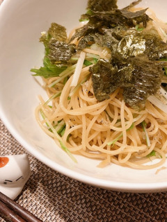 やる気UP!?しらすと水菜のパスタ-レシピのメイン写真
