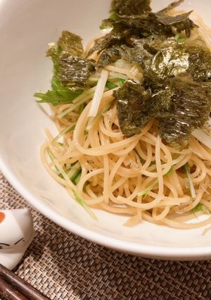 やる気UP！？しらすと水菜のパスタ-レシピのメイン写真