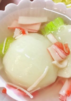 ほっこりカブの煮物可愛いカブとろみスープ-レシピのメイン写真