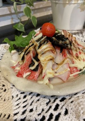 おつまみに♡カニカマのマヨ炙り焼き-レシピのメイン写真