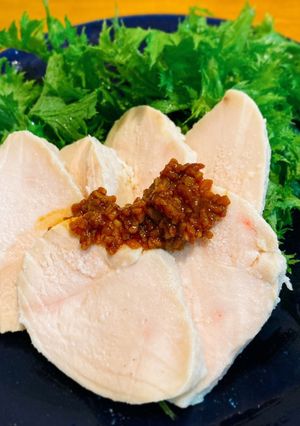 鶏胸肉塩麹ハム〜糖質制限にも〜-レシピのメイン写真