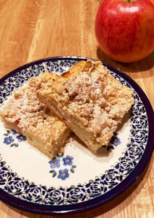 りんごのクランブルケーキ☆こどもと作る-レシピのメイン写真