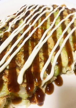 オートミールとキャベツのお好み焼き-レシピのメイン写真