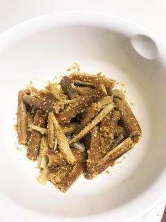 簡単!常備菜!タタキごぼう!-レシピのメイン写真