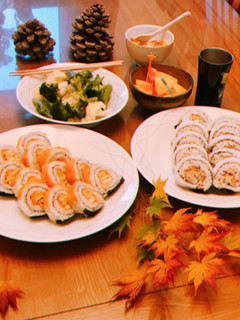 時短くるくる太巻き/サーモン&鯖-レシピのメイン写真