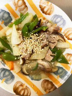 さっぱり和風あん味豚こま大根青椒肉絲風-レシピのメイン写真