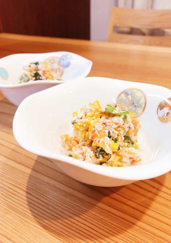 菊入りで華やかに✨実家の白あえ-レシピのメイン写真