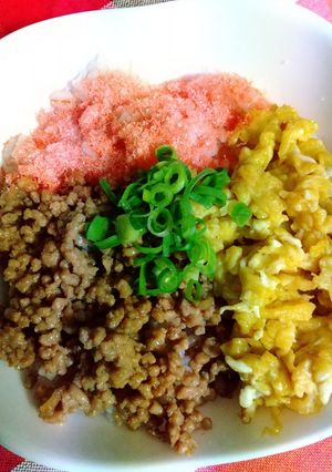 三色丼-レシピのメイン写真