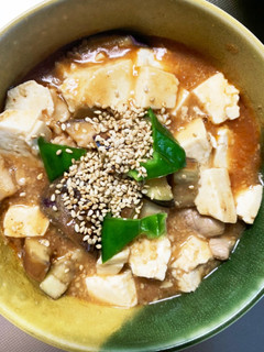 全てレンジ豚こま簡単洋風麻婆豆腐&茄子-レシピのメイン写真
