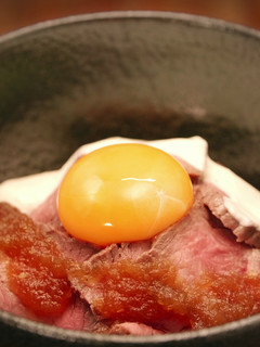 レンチン簡単ローストビーフ風丼-レシピのメイン写真