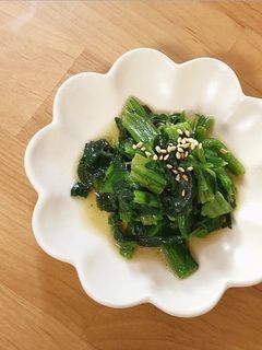 【即興】ほうれん草のおひたし-レシピのメイン写真
