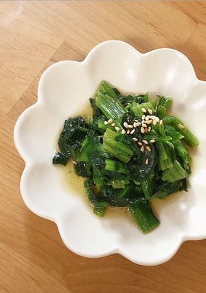 【即興】ほうれん草のおひたし-レシピのメイン写真