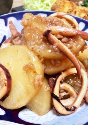 え？イカめし？！お米も食べちゃうイカ大根-レシピのメイン写真