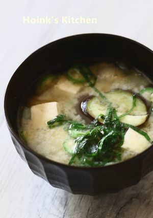 夏の畑のお味噌汁-レシピのメイン写真