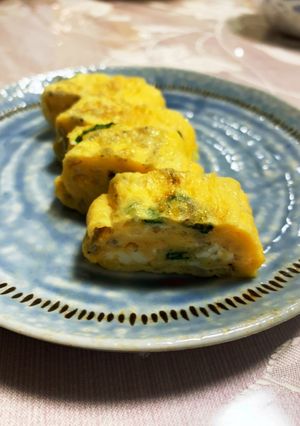 簡単で美味しい！ちりめんじゃこ入り卵焼き-レシピのメイン写真