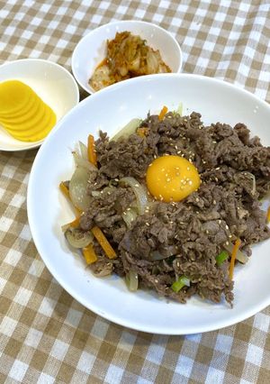 ❁ とても簡単に調理できる牛丼 ❁-レシピのメイン写真