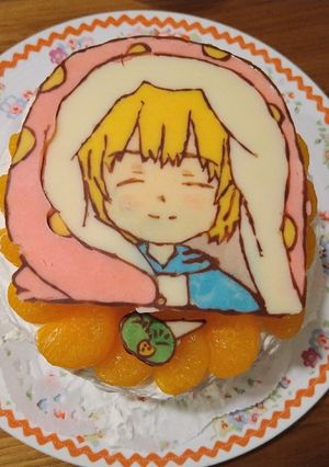 進撃の巨人　アルミン　デコチョコ-レシピのメイン写真