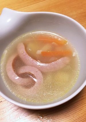 ソーセージのスープ-レシピのメイン写真