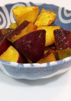 ♪サツマイモのメープルバター焼き♪-レシピのメイン写真