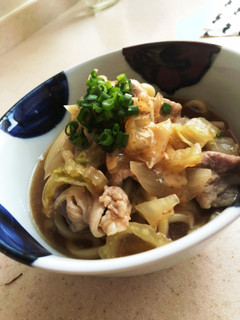 簡単!肉うどん〜ごま風味〜-レシピのメイン写真