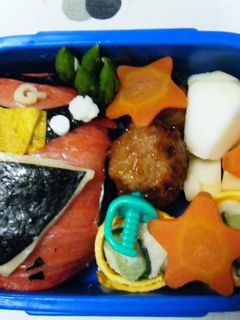 キャラ弁☆ゴーオンジャー☆レッド-レシピのメイン写真