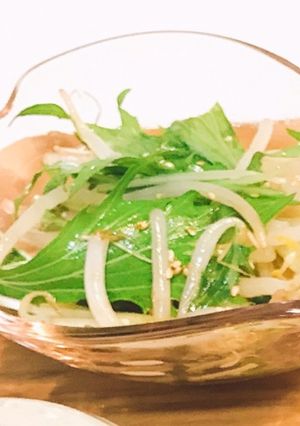 水菜のおつまみサラダ-レシピのメイン写真