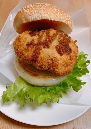 椎茸フライバーガー-レシピのメイン写真