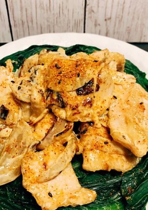 柔らか鶏胸肉のマヨ醤油炒め-レシピのメイン写真
