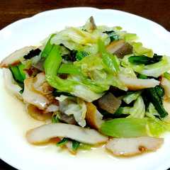 รูปของ キャベツと小松菜のダシ炒め煮