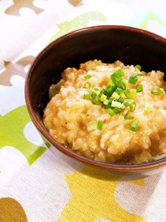 風邪ひきさんに。母の味*おかかたまご粥-レシピのメイン写真