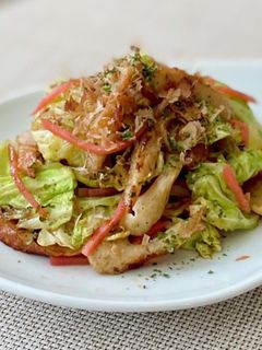 キャベツとちくわのソース炒め*副菜に-レシピのメイン写真