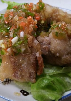 きざみ玉ねぎだし仕立てで野菜ドレッシング-レシピのメイン写真