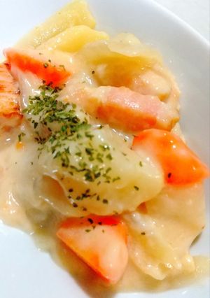 ベーコンと野菜のミルクコンソメ煮-レシピのメイン写真