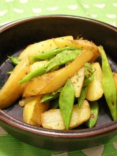 さやいんげんとじゃが芋のバター炒め-レシピのメイン写真