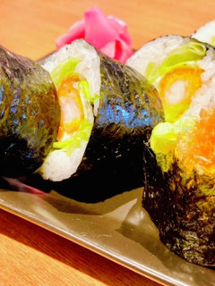 恵方巻き♡お弁当に♡海老フライサラダ巻き-レシピのメイン写真
