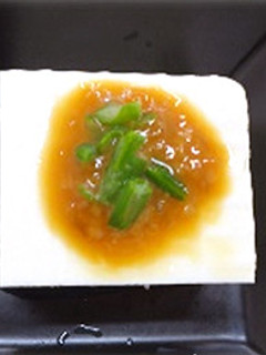 減塩 冷奴しょうゆ麹かけ-レシピのメイン写真