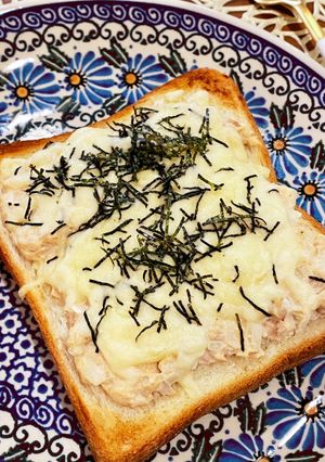 朝食に♪和風ツナマヨチーズトースト-レシピのメイン写真