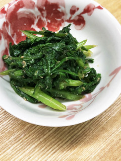 美味しい春菊おひたし-レシピのメイン写真