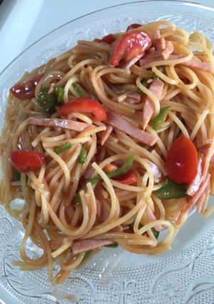 プチトマト入りナポリタン-レシピのメイン写真